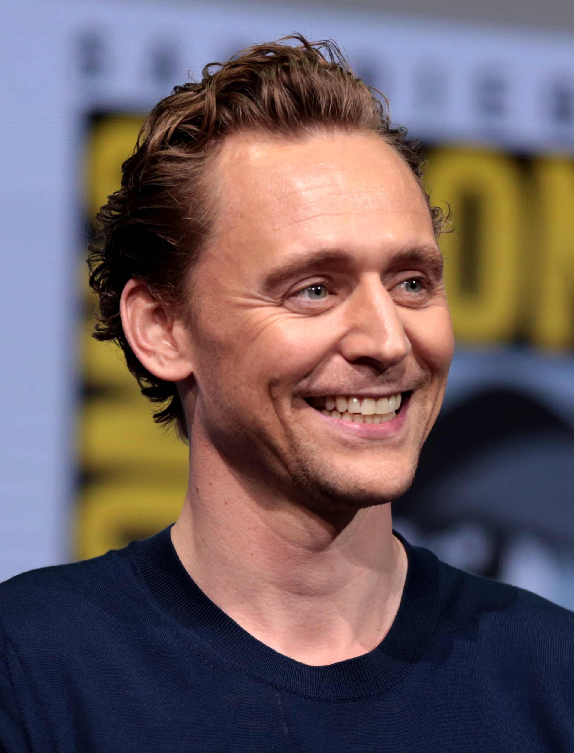 Tom Hiddleston speaking at the 2017 San Diego Comic Con International as taken by Gage Skidmore. Hiddleston's words on goals can serve as an inspiration to students.