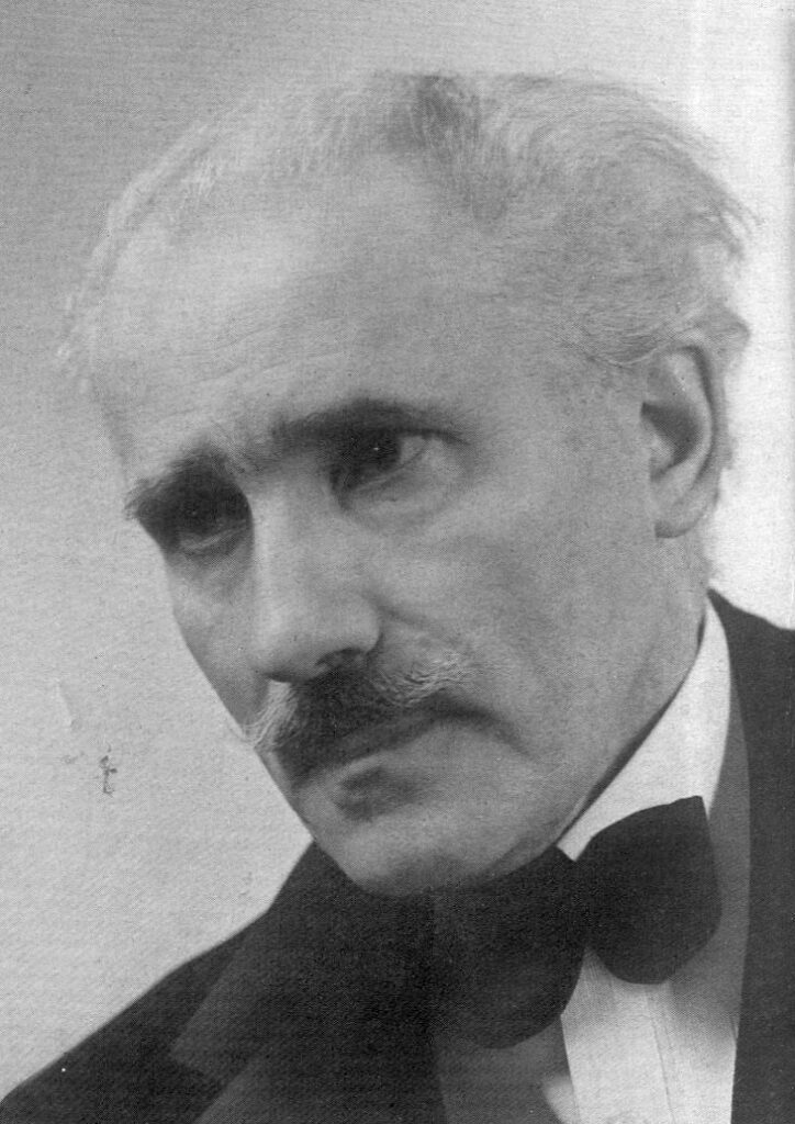 A portrait of the composer Toscanini who used an auditory technique of learning all of the parts of a piece.